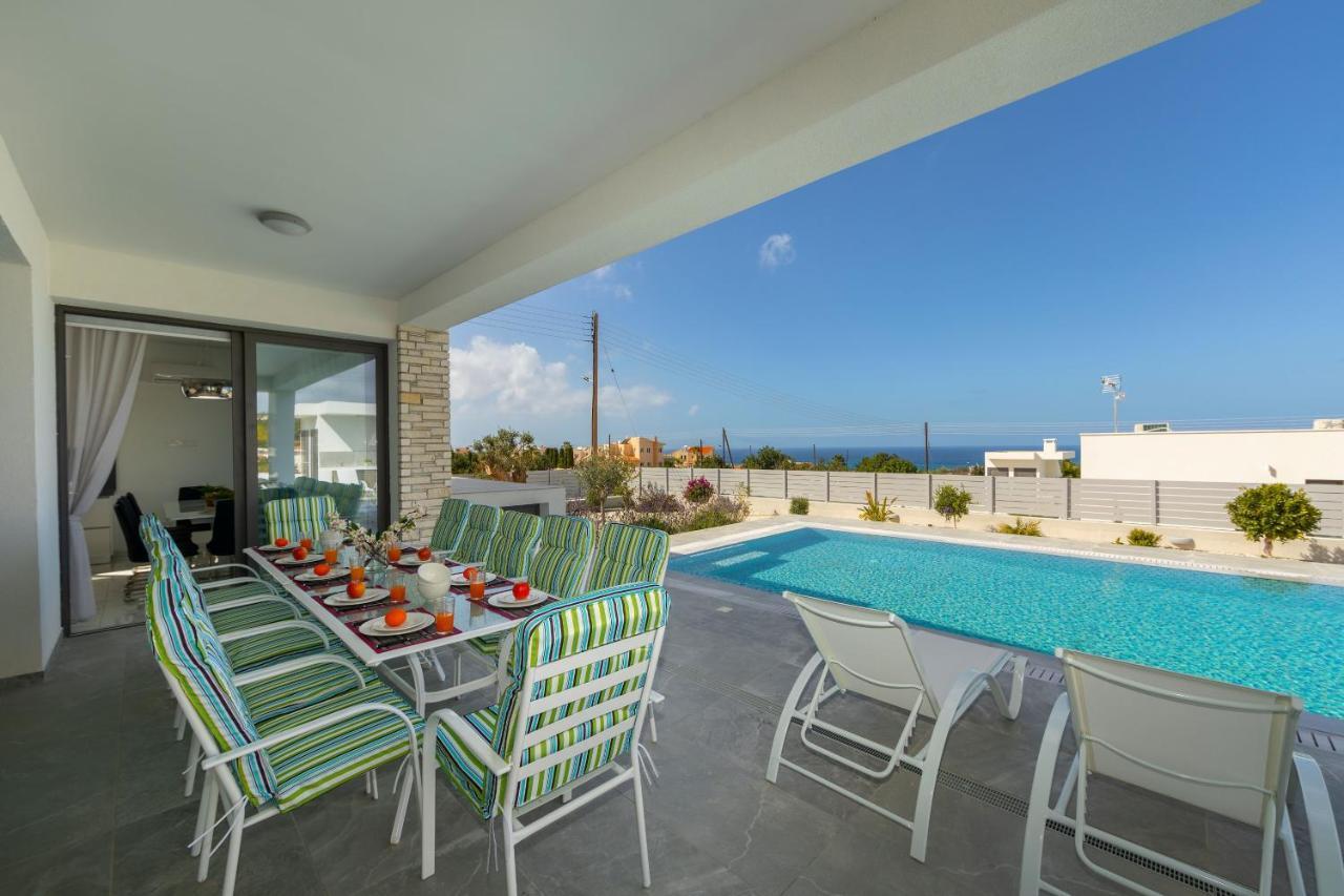 Villa Adaris, Sea Caves Peyia Paphos Eksteriør billede